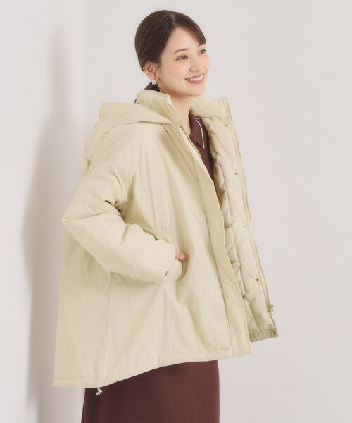 ITS'DEMO（イッツデモ）の「モンスターコート（その他アウター・レディース・ブラック/アイボリー・00）」の8枚目の写真