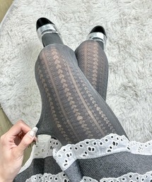 タイツ/ストッキング（グレー/灰色系・61～80デニール）ファッション