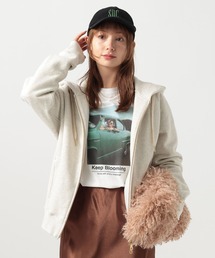 BAYFLOW（ベイフロー）の「[保温性素のある素材]裏起毛スウェットフーディー（パーカー・レディース）」