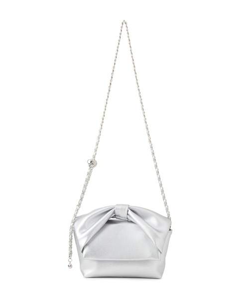 VIS(ビス)の「リボンハンドルチェーンショルダーバッグ/2WAY(ショルダーバッグ・レディース・キナリ/ブラック/シルバー・FREE)」の6枚目の写真