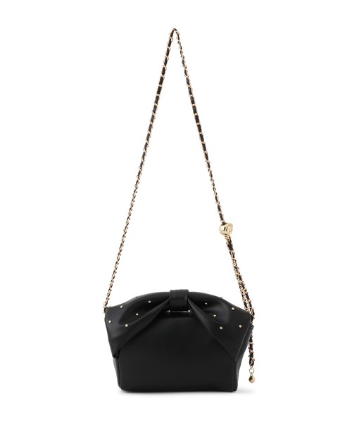 VIS(ビス)の「リボンハンドルチェーンショルダーバッグ/2WAY(ショルダーバッグ・レディース・キナリ/ブラック/シルバー・FREE)」の8枚目の写真