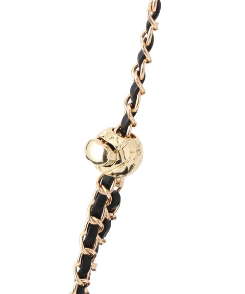 VIS(ビス)の「リボンハンドルチェーンショルダーバッグ/2WAY(ショルダーバッグ・レディース・キナリ/ブラック/シルバー・FREE)」の15枚目の写真