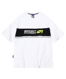 SCブロックフラッシュTシャツ(ホワイト)