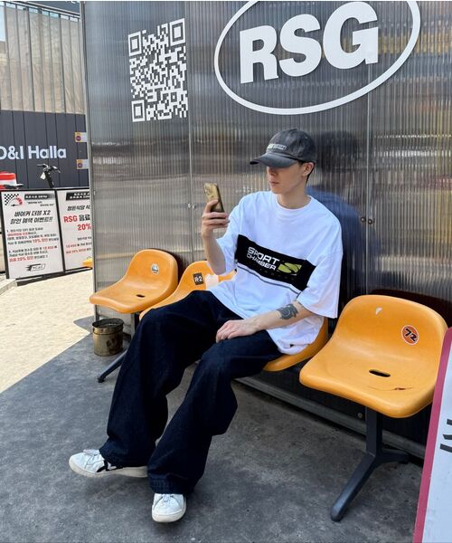 SPORT CHAMBER(スポーツチャンバー)の「SCブロックフラッシュTシャツ(ホワイト)(Tシャツ/カットソー・レディース・その他・3/1/2)」の8枚目の写真