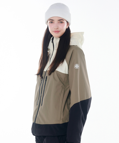 DOLL OUTERWEAR（ドラ アウターウェア）の「2425 ボニータ ボードウェア ジャケット カーキ 男女共用（ナイロンジャケット・レディース・その他・SMALL/LARGE/X-SMALL/MEDIUM/X-LARGE）」の9枚目の写真