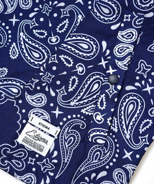STIGMA(スティグマ)の「23 PAISLEY ANORAK NAVY(ナイロンジャケット・メンズ・その他・LARGE/MEDIUM/X-LARGE)」の8枚目の写真