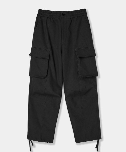 AFTERPRAY(アフタープレイ)の「ワイドミリタリーカーゴパンツブラック(その他パンツ・レディース・その他・LARGE/MEDIUM/SMALL)」の1枚目の写真