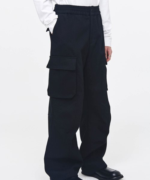 AFTERPRAY(アフタープレイ)の「ワイドミリタリーカーゴパンツブラック(その他パンツ・レディース・その他・LARGE/MEDIUM/SMALL)」の5枚目の写真
