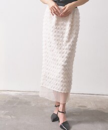 GALLEST | 【オケージョン／セレモニー】フリンジタイトスカート(スカート)