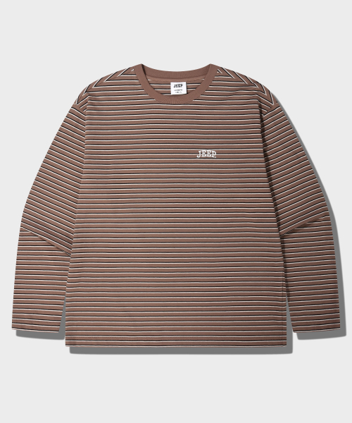 JEEP(ジープ)の「マルチストライプロングスリーブTシャツ (JQ5TSU021BR)(Tシャツ/カットソー・レディース・その他・LARGE/SMALL/MEDIUM/X-LARGE)」の2枚目の写真