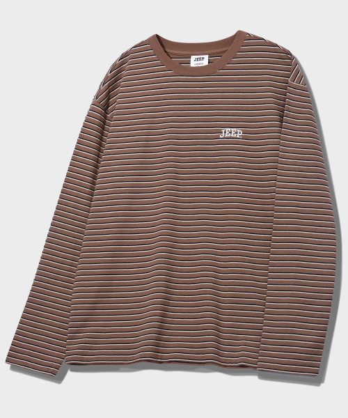 JEEP(ジープ)の「マルチストライプロングスリーブTシャツ (JQ5TSU021BR)(Tシャツ/カットソー・レディース・その他・LARGE/SMALL/MEDIUM/X-LARGE)」の4枚目の写真
