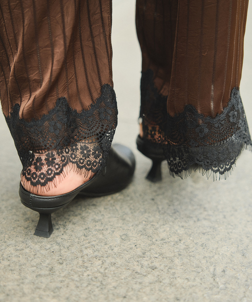 SLOBE IENA（スローブイエナ）の「SLOBE スクエアトゥミュール（その他シューズ・レディース・ブラック・23cm/23.5cm/24cm/24.5cm）」の7枚目の写真