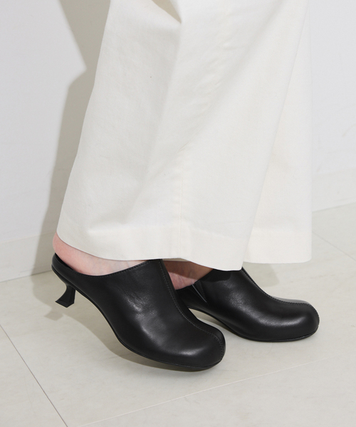 SLOBE IENA（スローブイエナ）の「SLOBE スクエアトゥミュール（その他シューズ・レディース・ブラック・23cm/23.5cm/24cm/24.5cm）」の10枚目の写真