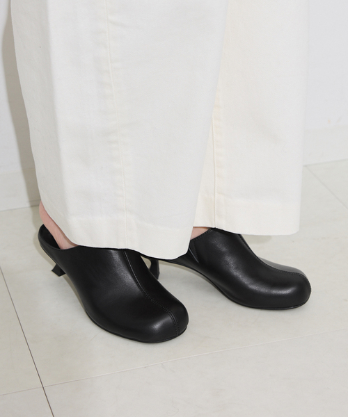 SLOBE IENA（スローブイエナ）の「SLOBE スクエアトゥミュール（その他シューズ・レディース・ブラック・23cm/23.5cm/24cm/24.5cm）」の11枚目の写真