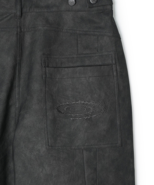 IDWS(アイドンワナセル)の「Hibiki Vegan Leather Pants Charcoal(その他パンツ・レディース・その他・1/0/2)」の5枚目の写真