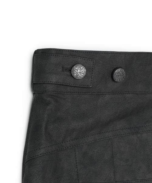 IDWS(アイドンワナセル)の「Hibiki Vegan Leather Pants Charcoal(その他パンツ・レディース・その他・1/0/2)」の7枚目の写真