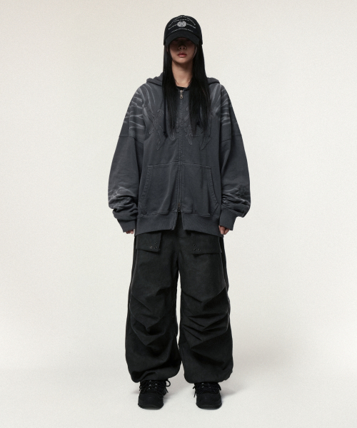 IDWS(アイドンワナセル)の「Hibiki Vegan Leather Pants Charcoal(その他パンツ・レディース・その他・1/0/2)」の8枚目の写真