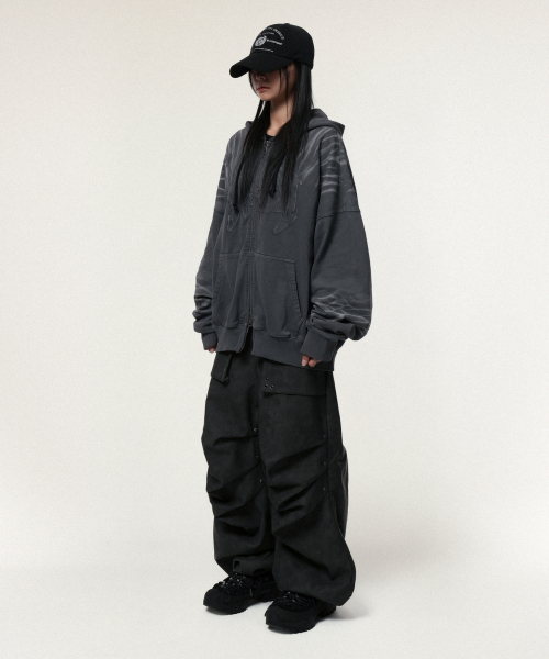 IDWS(アイドンワナセル)の「Hibiki Vegan Leather Pants Charcoal(その他パンツ・レディース・その他・1/0/2)」の9枚目の写真