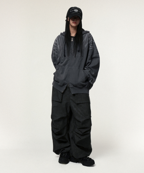 IDWS(アイドンワナセル)の「Hibiki Vegan Leather Pants Charcoal(その他パンツ・レディース・その他・1/0/2)」の11枚目の写真