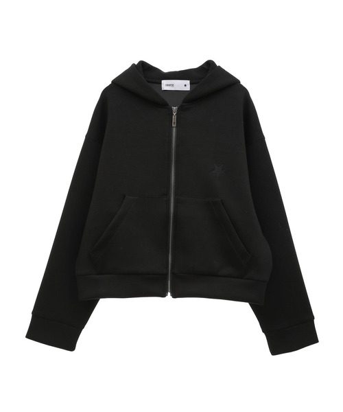 CONVERSE TOKYO(コンバーストウキョウ)の「ONEPOINT STAR★ SHORT HOODIE(パーカー・レディース・ブラック/ブラウン/グリーン・FREE)」の1枚目の写真