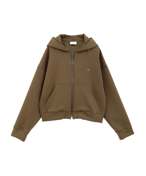 CONVERSE TOKYO(コンバーストウキョウ)の「ONEPOINT STAR★ SHORT HOODIE(パーカー・レディース・ブラック/ブラウン/グリーン・FREE)」の13枚目の写真