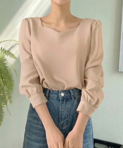 cammie(キャミー)の「シンプルブラウス(シャツ/ブラウス・レディース・ブラック/ピンク系その他・M/L)」の10枚目の写真