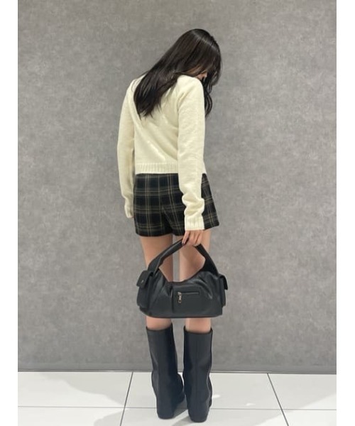LAGUA GEM(ラグアジェム)の「LETTERING JACQUARD KNIT トップス(ニット/セーター・レディース・アイボリー/ブルー/グレー・FREE)」の14枚目の写真