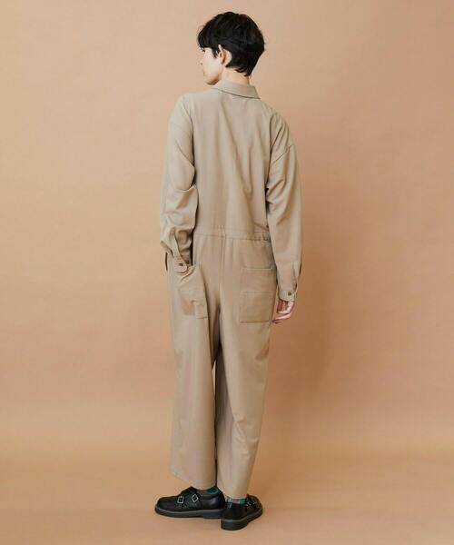 FRAPBOIS(フラボア)の「T/Rギャバ オールインワン(つなぎ/オールインワン・レディース・ブラック/ベージュ・1/2)」の16枚目の写真