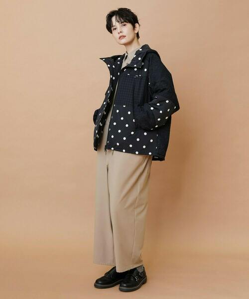 FRAPBOIS(フラボア)の「T/Rギャバ オールインワン(つなぎ/オールインワン・レディース・ブラック/ベージュ・1/2)」の19枚目の写真