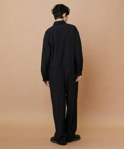 FRAPBOIS(フラボア)の「T/Rギャバ オールインワン(つなぎ/オールインワン・レディース・ブラック/ベージュ・1/2)」の21枚目の写真