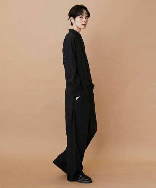 FRAPBOIS(フラボア)の「T/Rギャバ オールインワン(つなぎ/オールインワン・レディース・ブラック/ベージュ・1/2)」の22枚目の写真