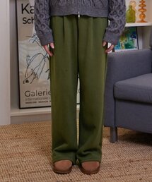 Cozy sheep brush banding sweatpants khaki
