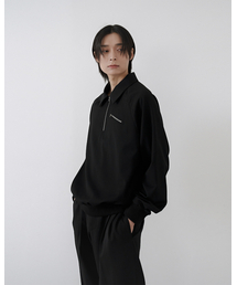 PUBLIC WARDROBE（パブリック ワードローブ）の「ハーフジップウールポロシャツ（その他トップス）」