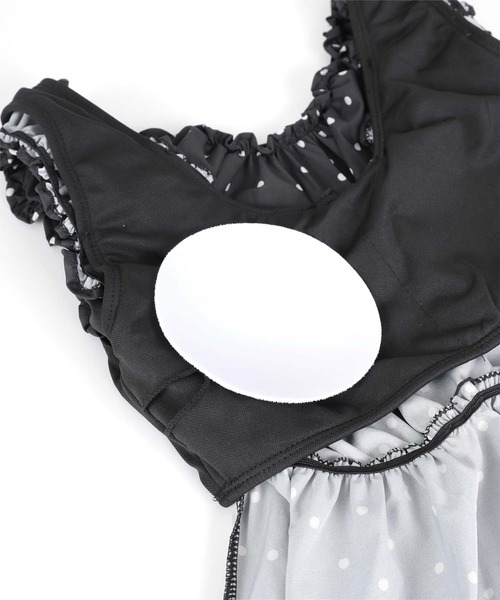 titivate(ティティベイト)の「フロントリボンペプラムビキニ/水着(水着・レディース・ブラック系その他/アイボリー/ブラック/ストライプ/ドット・XL/L/M/S)」の21枚目の写真