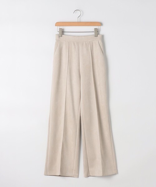 MICO COULIER（ミコクリエ）の「《セレモニー対応》ダブルフェイスフェイクスエードパンツ（その他パンツ・レディース・チャコールグレー/グレイッシュベージュ・38）」の11枚目の写真