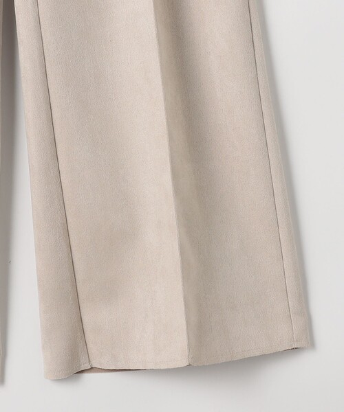 MICO COULIER（ミコクリエ）の「《セレモニー対応》ダブルフェイスフェイクスエードパンツ（その他パンツ・レディース・チャコールグレー/グレイッシュベージュ・38）」の16枚目の写真