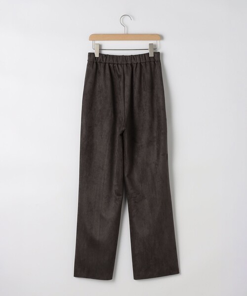 MICO COULIER（ミコクリエ）の「《セレモニー対応》ダブルフェイスフェイクスエードパンツ（その他パンツ・レディース・チャコールグレー/グレイッシュベージュ・38）」の19枚目の写真