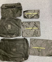 almo（アルモ）の「【Blss】【Bling　Leads】ナイロン素材ミニポーチ　６袋セット　トラベルポーチ(BL)（ポーチ）」