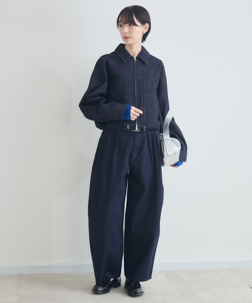 Paradise Picnic(パラダイスピクニック)の「cloche カーブルーズデニム(デニムパンツ・レディース・ネイビー/ブルー・FREE)」の6枚目の写真