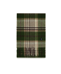 VELSEY（ベルジ）の「ウール100 チェックマフラー [アイリッシュグリーン]（マフラー）」