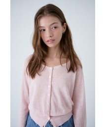 Linen Cool Cardigan (Pink)