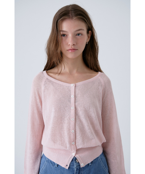 MAGNET ARCHIVE(マグネット アーカイブ)の「Linen Cool Cardigan (Pink)(カーディガン/ボレロ・レディース・その他・FREE)」の2枚目の写真