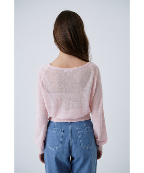 MAGNET ARCHIVE(マグネット アーカイブ)の「Linen Cool Cardigan (Pink)(カーディガン/ボレロ・レディース・その他・FREE)」の3枚目の写真