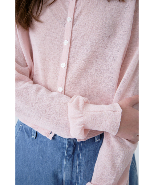 MAGNET ARCHIVE(マグネット アーカイブ)の「Linen Cool Cardigan (Pink)(カーディガン/ボレロ・レディース・その他・FREE)」の5枚目の写真