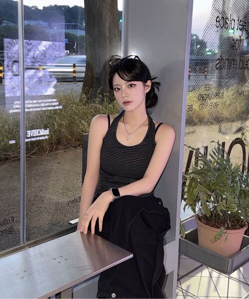 CATTLINE(カトリン)の「ストライプホルターネックスリーブレス(Tシャツ/カットソー・レディース・その他・FREE)」の18枚目の写真
