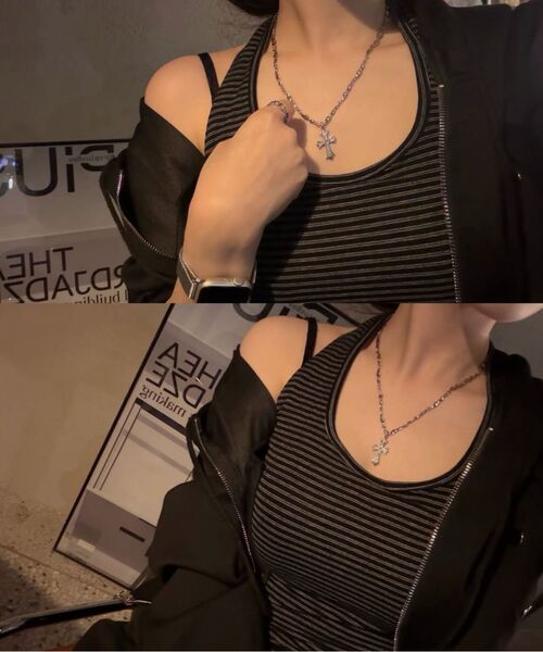 CATTLINE(カトリン)の「ストライプホルターネックスリーブレス(Tシャツ/カットソー・レディース・その他・FREE)」の19枚目の写真