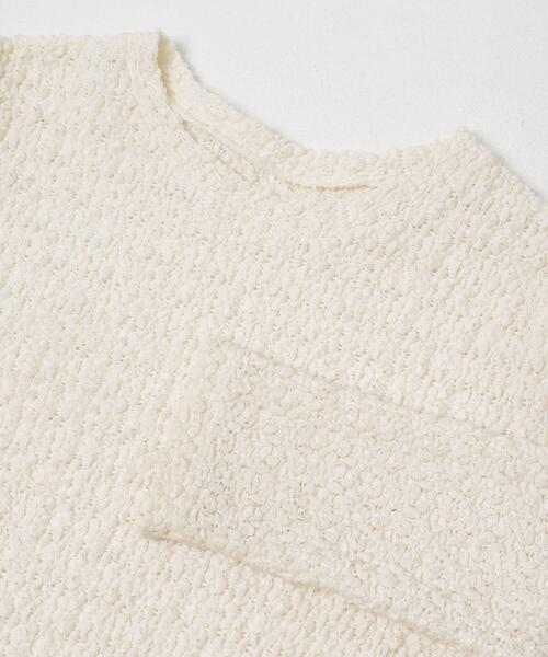 URBAN RESEARCH DOORS（アーバンリサーチドアーズ）の「ポコポコレースロングTシャツ（Tシャツ/カットソー・レディース・オフホワイト/ブラック・FREE）」の15枚目の写真