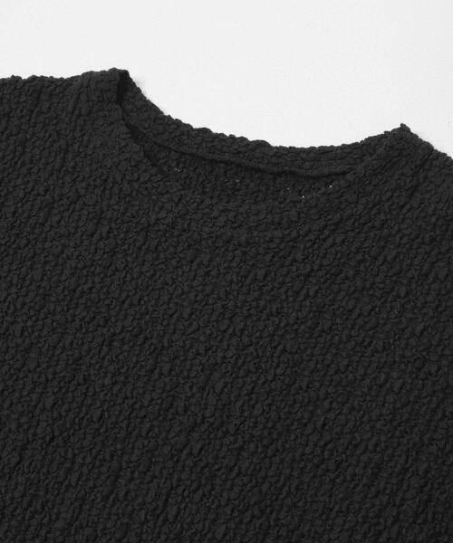 URBAN RESEARCH DOORS（アーバンリサーチドアーズ）の「ポコポコレースロングTシャツ（Tシャツ/カットソー・レディース・オフホワイト/ブラック・FREE）」の4枚目の写真