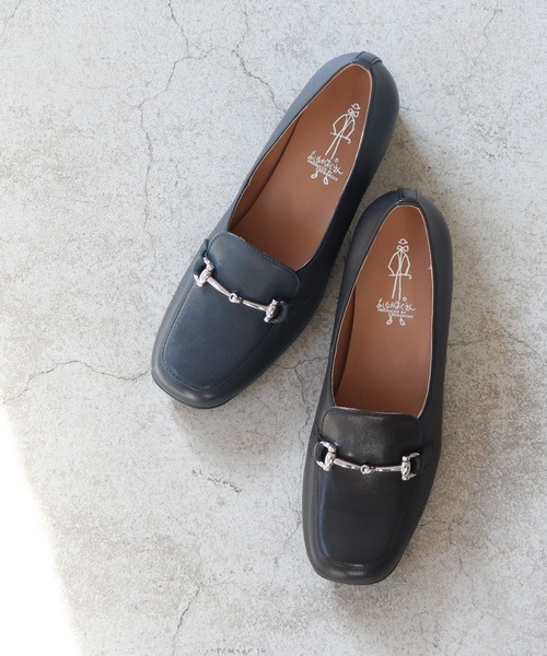 あしながおじさん（アシナガオジサン）の「ビットモカパンプス　6410059（ローファー・レディース・ベージュ/ネイビー/ブラック・22.5cm/23cm/23.5cm/24cm/24.5cm）」の3枚目の写真