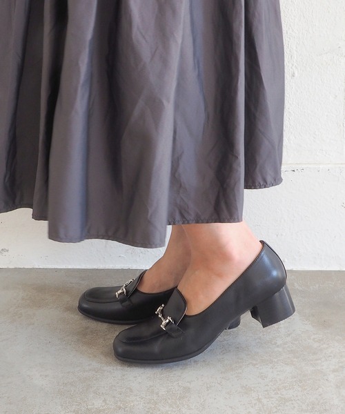 あしながおじさん（アシナガオジサン）の「ビットモカパンプス　6410059（ローファー・レディース・ベージュ/ネイビー/ブラック・22.5cm/23cm/23.5cm/24cm/24.5cm）」の7枚目の写真